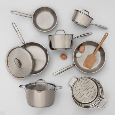 $15 to $130, get it <a href="https://www.target.com/p/stainless-steel-cookware-collection-made-by-design-153/-/A-53334205" target="_blank">here</a>.&nbsp;