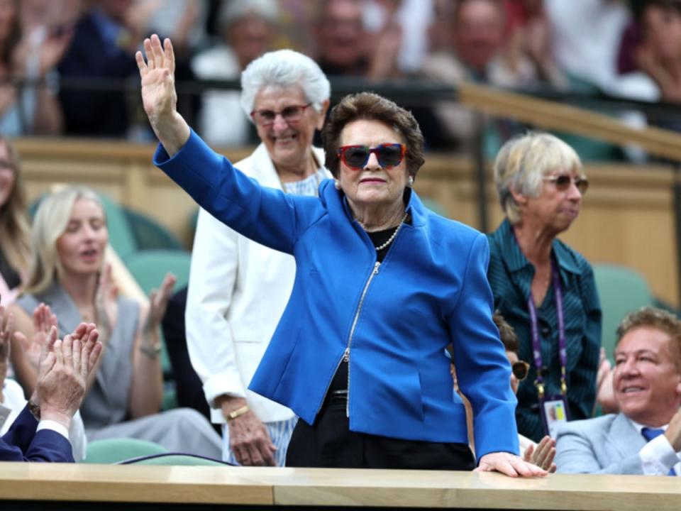 Billie Jean King has urged the WTA to create social change in Saudi Arabia (Getty)