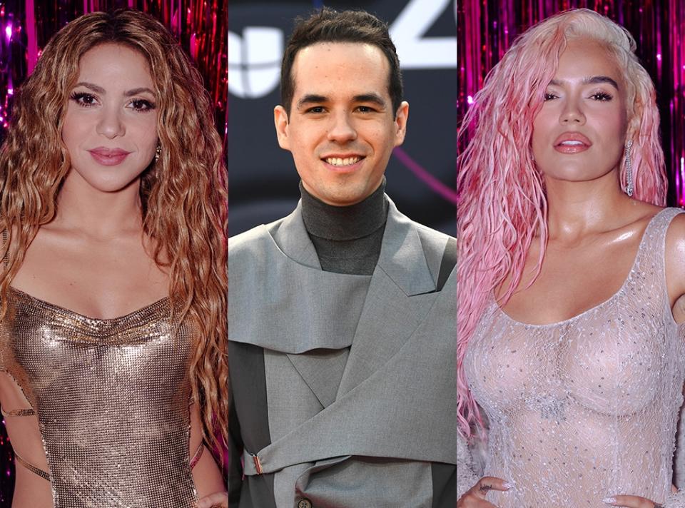 Shakira, Edgar Barrera, Karol G