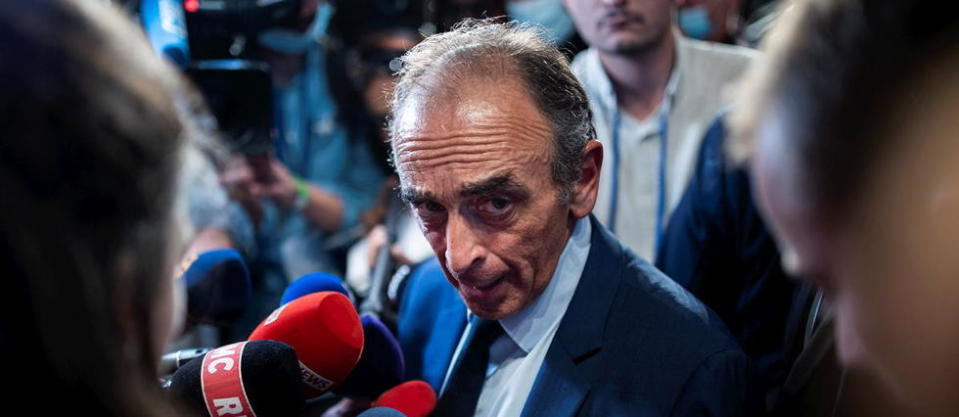 Le polémiste et candidat putatif à la présidentielle Éric Zemmour, le 19 octobre 2021.
