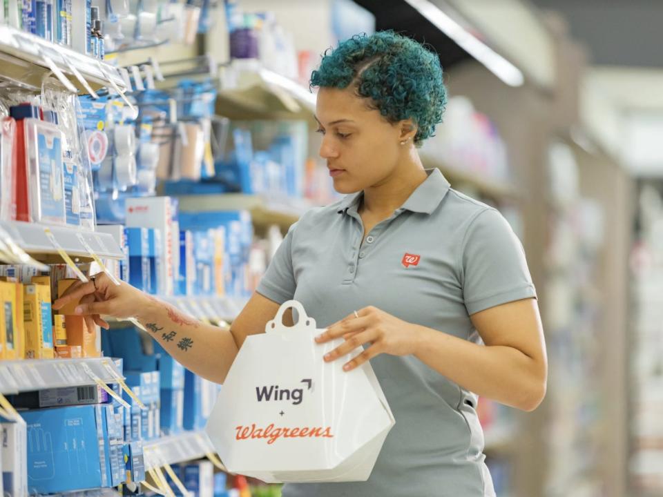 Walgreens employees will package and load deliveries