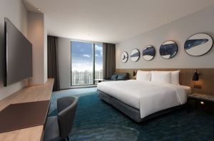 COZZI Blu和逸飯店桃園館推出海洋主題套房｜COZZI Blu hotel offers ocean-themed suites. (Courtesy of COZZI Blu Hotel)