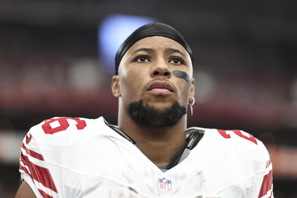 Giants RB Saquon Barkley (knee) questionable to play vs. Broncos