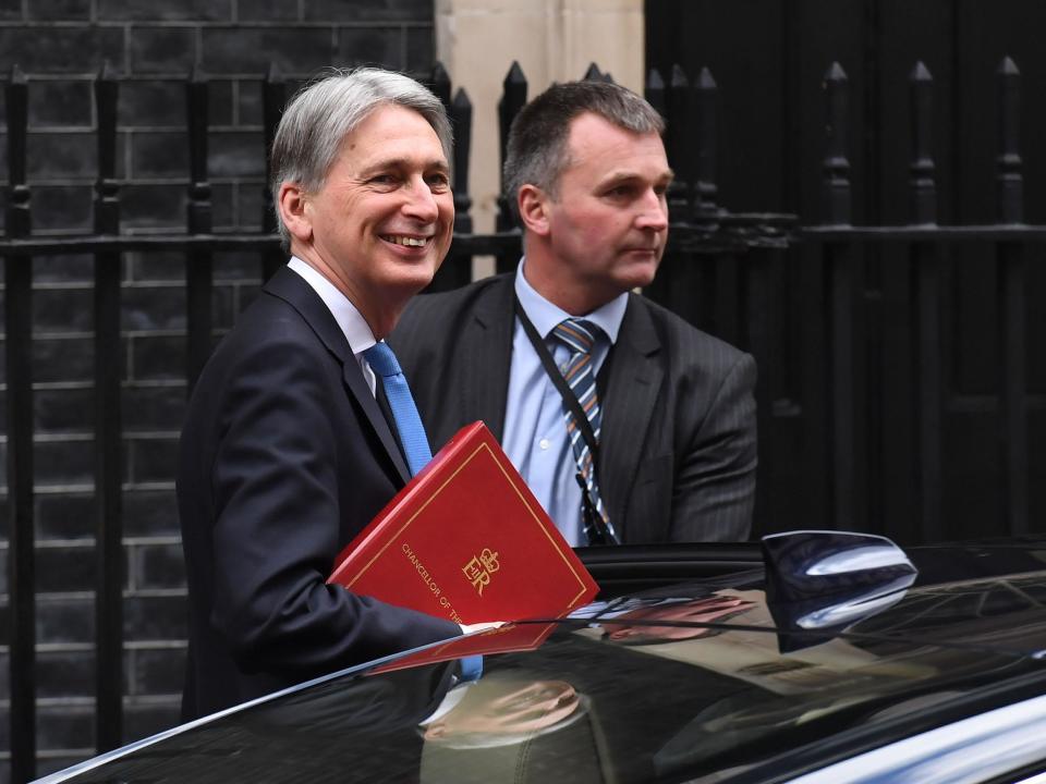 The Chancellor struck an optimistic tone in his Spring Statement: PA
