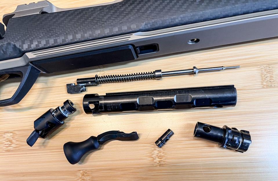 Gunwerks Nexus bolt disassembled