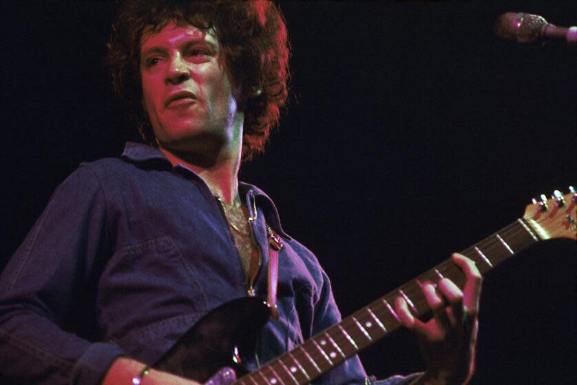 ATLANTA - NOVEMBER 10: American singer, songwriter, guitarist, and keyboardist Eric Carmen, former member of The Raspberries, performs at Alex Cooley's Electric Ballroom on November 10, 1975 in Atlanta, Georgia, United States. (Photo by Tom Hill/WireImage)