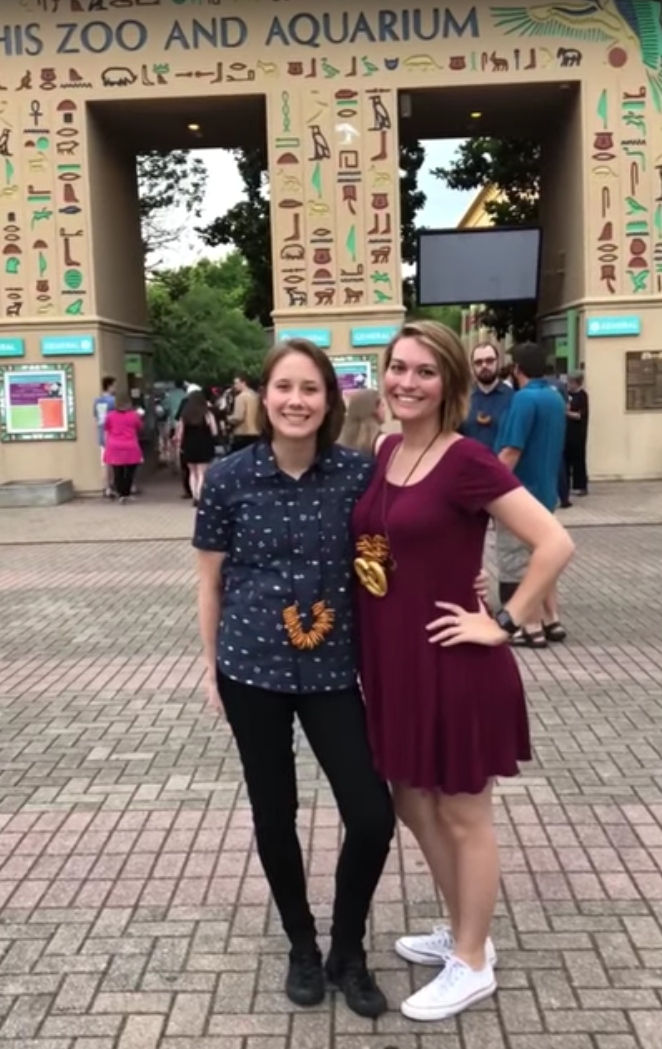 Becky and Jessa had their first date a the zoo, so it only made sense for Becky to propose there too.Photo: Youtube/The McBabes