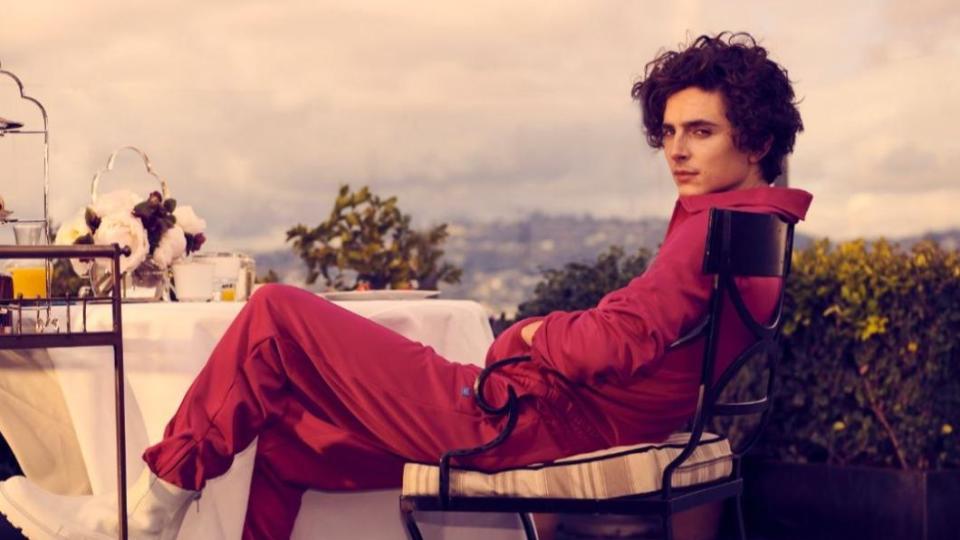  圖／翻攝自推特 Timothée Chalamet