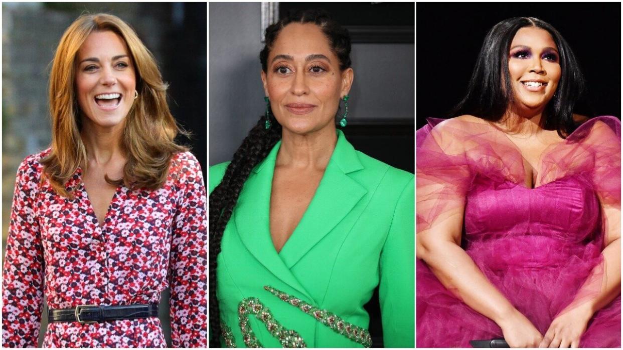 Catherine, Duchess of Cambridge, Tracee Ellis Ross and Lizzo all blessed us with major hair and makeup moments this year. (Photo: Getty Images )