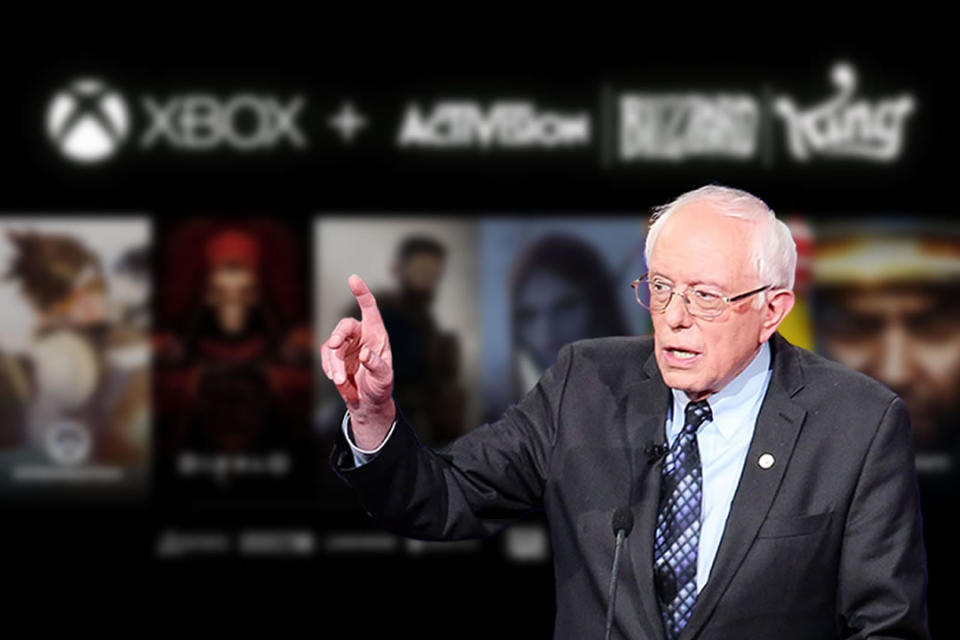 Bernie Sanders dice "no" a la compra de Activision Blizzard