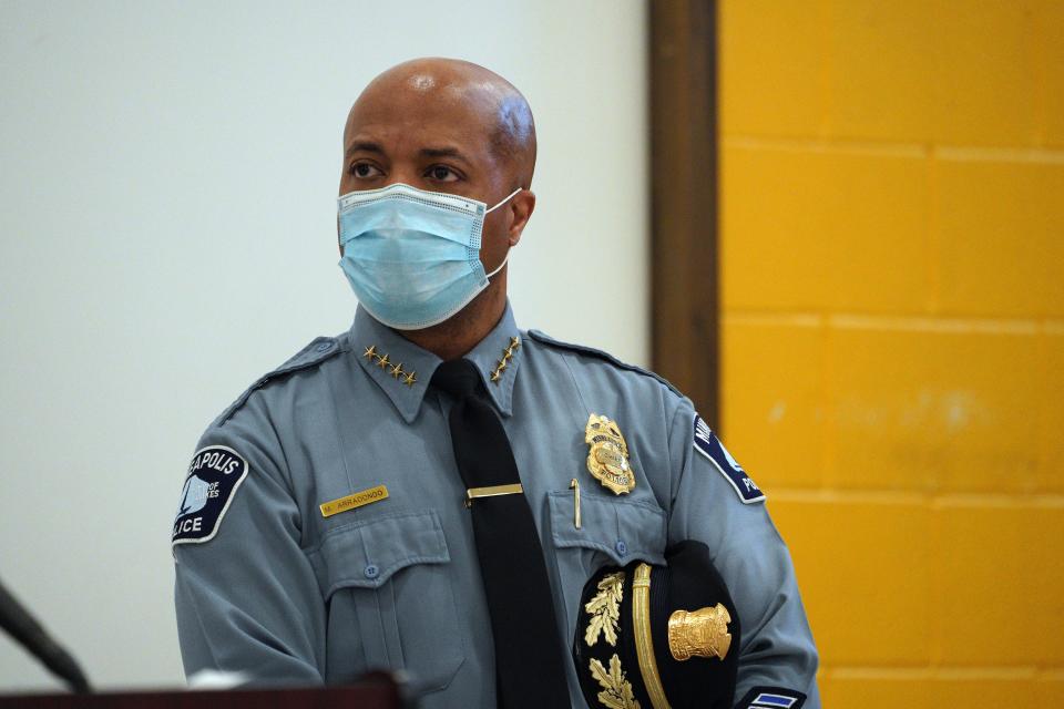 Minneapolis Police Chief Medaria Arradondo says his department won't permit a repeat of the riots last summer in response to George Floyd's death.