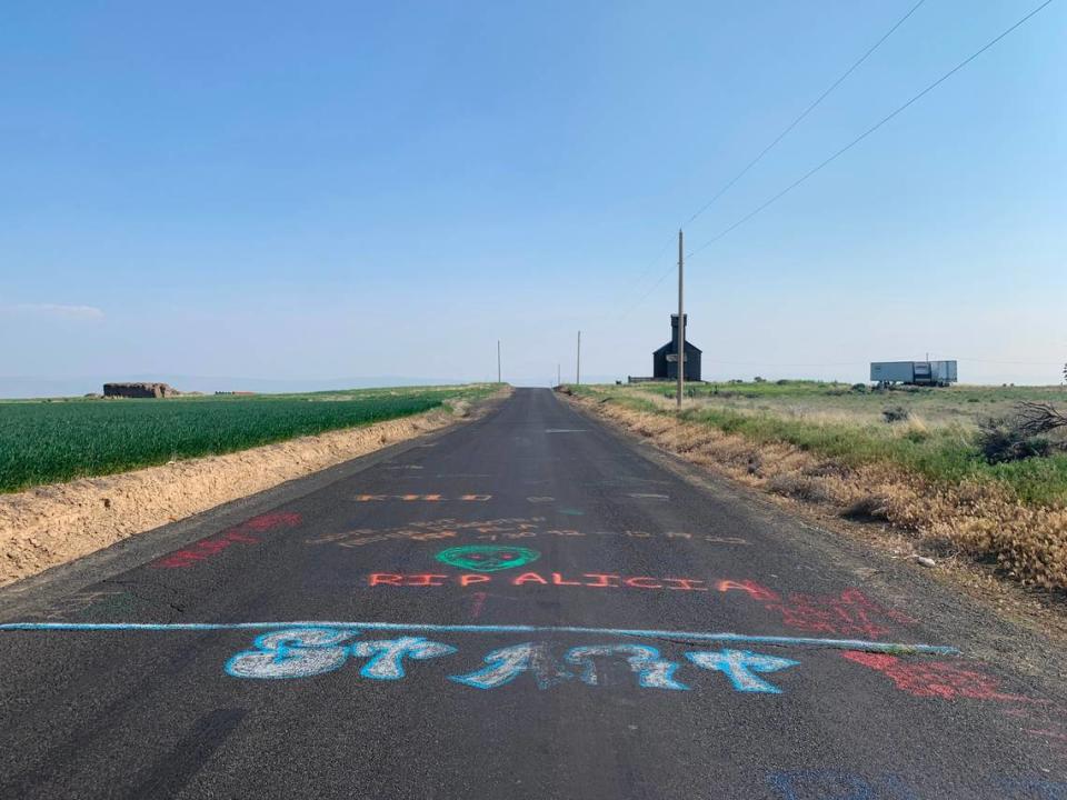 The start of ‘Gravity Hill’ on Crosby Rd., where putting your car in neutral will seemingly move you uphill, past the old building. Karlee Van De Venter