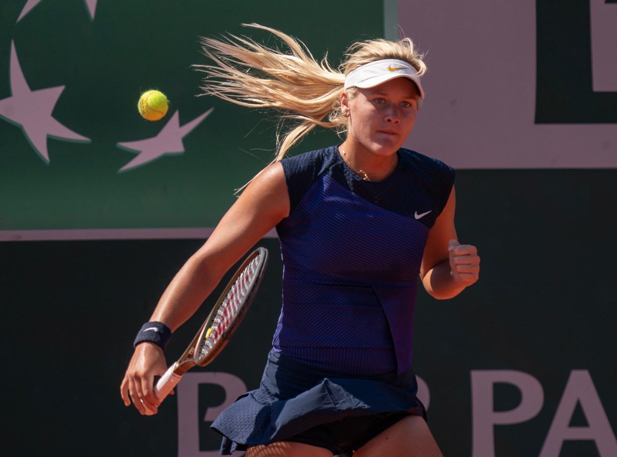 Peyton Stearns' run in the 2023 French Open singles draw ended Friday with a straight-sets loss to ninth-seeded Daria Kasatkina, though she's still alive in the women's doubles draw. Stearns, making her grand slam debut, had won her first two singles matches.