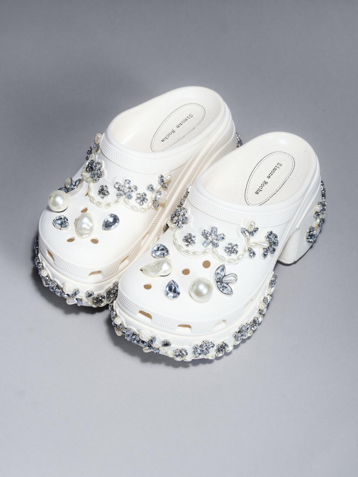 Simone Rocha x Crocs collaboration launched April 10, 2024.