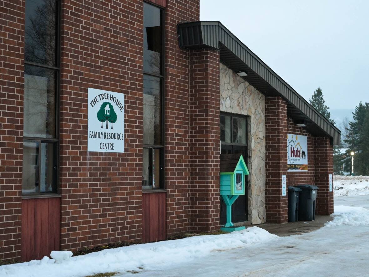 The Hub in Pasadena has been a hub of controversy in recent weeks, after the Town of Pasadena bought the building to create a community services facility, which would include a medical clinic. (CBC/Troy Turner - image credit)