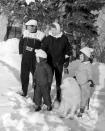 <p>The couple nailed the aprés ski look while spending the holidays in the snow with their two children. </p>