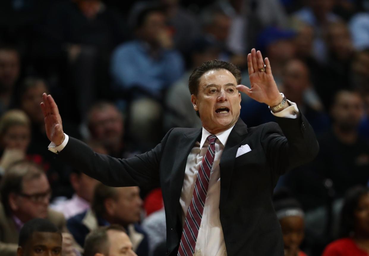 Former Louisville coach Rick Pitino (Photo by Al Bello/Getty Images)