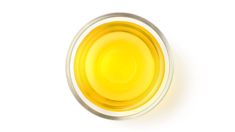 Bowl of canola oil