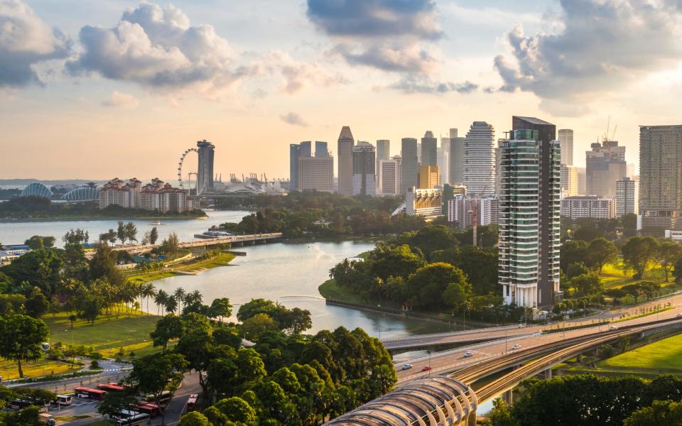 Singapore downtown buildings and cityscapes from Kallang area - Calvin Chan Wai Meng/Getty