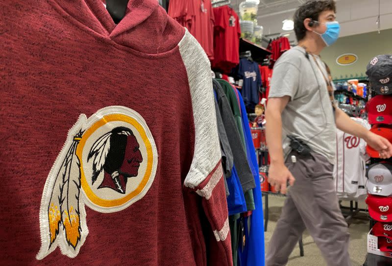 FILE PHOTO: Washington Redskins attire for sale at a store in Virginia