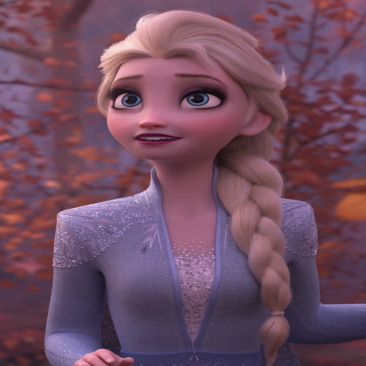 Elsa in the movie