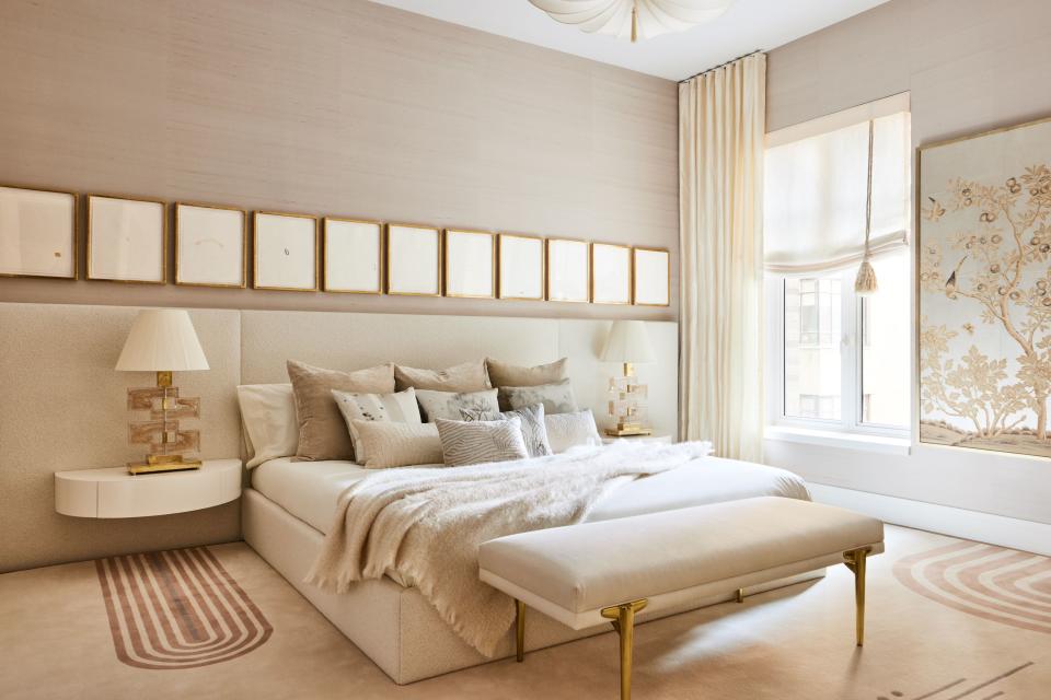 <p class="body-dropcap">Getting a one-on-one appointment with Kelly Behun might be tricky—you have to get in line behind Ian Schrager, Wendi Murdoch, and others too famous to name. But getting to peruse her favorite finds in her newly designed dream house is easy: Behun just launched <a href="https://1228madison.com/living-gallery/" rel="nofollow noopener" target="_blank" data-ylk="slk:a shoppable gallery;elm:context_link;itc:0;sec:content-canvas" class="link ">a shoppable gallery</a> of a real-life apartment she decked out in Robert A.M. Stern's new residence 1228 Madison. <a href="https://1228madison.com/living-gallery/" rel="nofollow noopener" target="_blank" data-ylk="slk:Each room comes with a curated list of objects;elm:context_link;itc:0;sec:content-canvas" class="link ">Each room comes with a curated list of objects</a> that Behun uses to create her signature elegantly layered interiors with links to get the goods for yourself. Inspired by Behun's elevated approach to a luxuriously chill master bedroom, we've created a shopping list of our own, from romantic pendant lights to plush rugs that will make you feel right at home. </p>