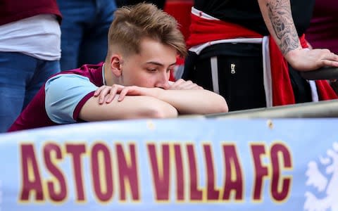 Sad Villa fan - Credit: GETTY IMAGES