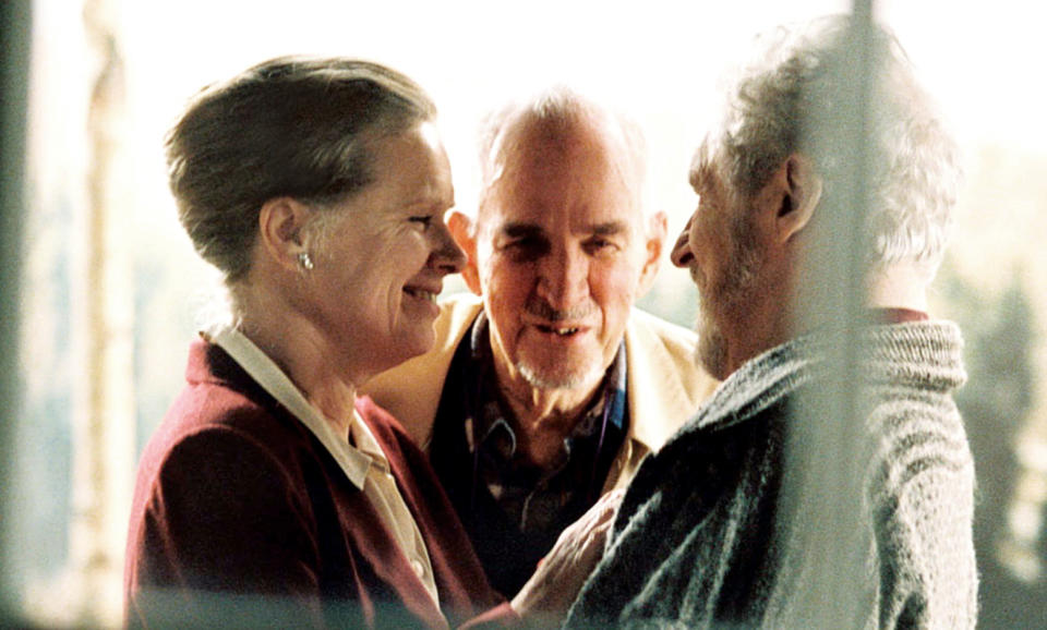 Ullmann, Bergman and Jospehson on the set of Saraband, the sequel to Scenes From a Marriage and the director's final film. (Photo: Sony Pictures Classics/Courtesy Everett Collection)