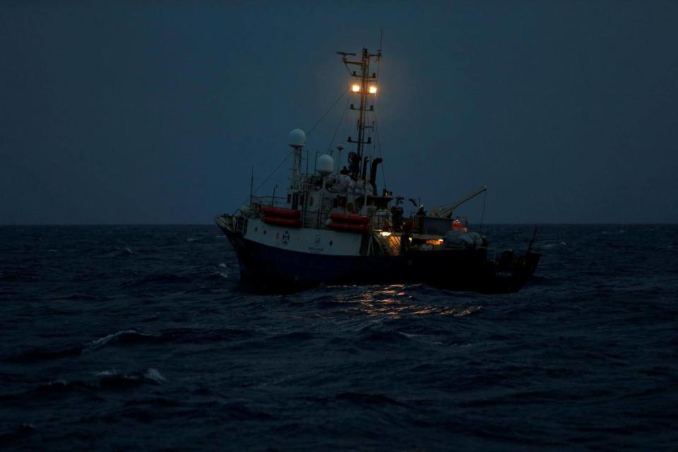 The rescue vessel MV Lifeline of the NGO Mission Lifeline (Reuters)