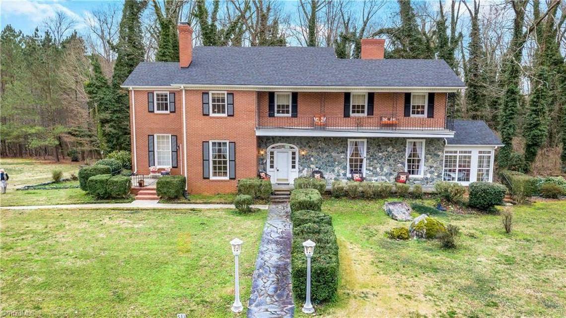 The front of the home at 503 W. Elk St., Siler City, N.C., a five bedroom, three and half bath home, previously owned by Frances Bavier (Aunt Bee).