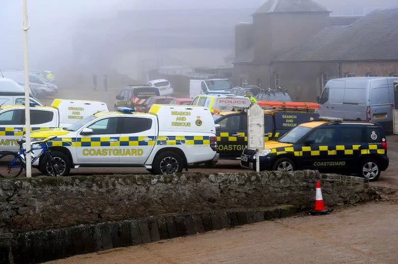 A massive search, involving Coastguard search and rescue teams, lifeboats and a helicopter