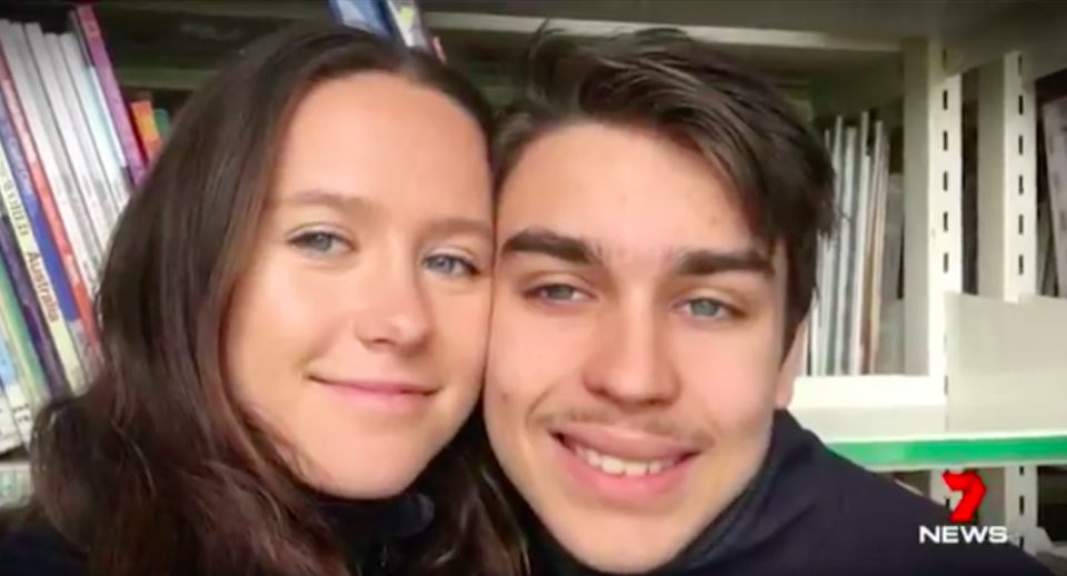 The pair had just finished Year 12 when they were involved in a fatal crash on Tuesday. Source: 7News