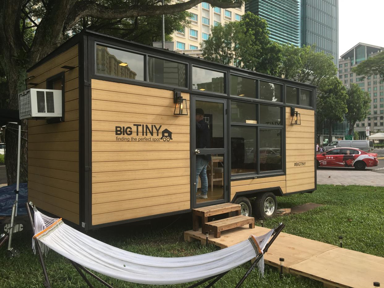 Local start-up Big Tiny introduces tiny homes to Singapore. (Photo: Nurul Azliah/Yahoo Lifestyle Singapore)