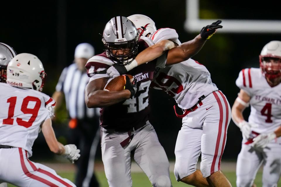 Columbus Academy's Greyson Thomas was named second-team All-Ohio in Division V.