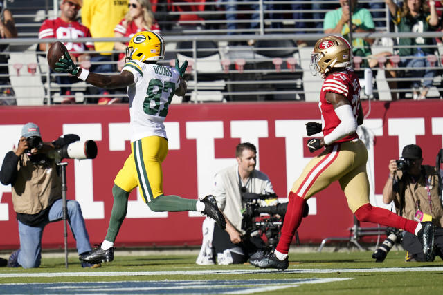 Rookie standout Romeo Doubs scores Packers' first touchdown of