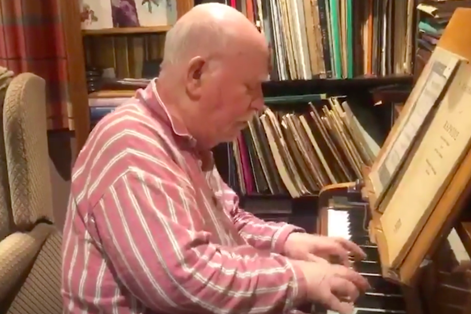 A video of Paul playing the piano went viral on Twitter (Nick Harvey)