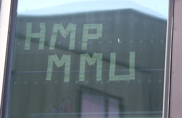 A sign in a window at Birley Halls student accommodation at Manchester Metropolitan University, while students were being forced to self-isolate last September (Peter Byrne/PA)