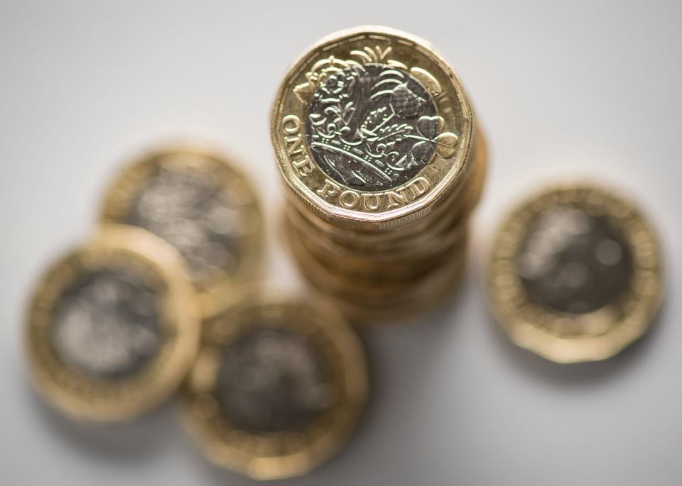 savings File photo dated 26/01/2018 of British one pound coins. Bank chiefs are meeting Financial Conduct Authority (FCA) officials to discuss concerns surrounding interest rates for savers lagging behind the cost of mortgages. Bosses from HSBC, NatWest, Lloyds and Barclays are expected to attend. Issue date: Thursday July 6, 2023.