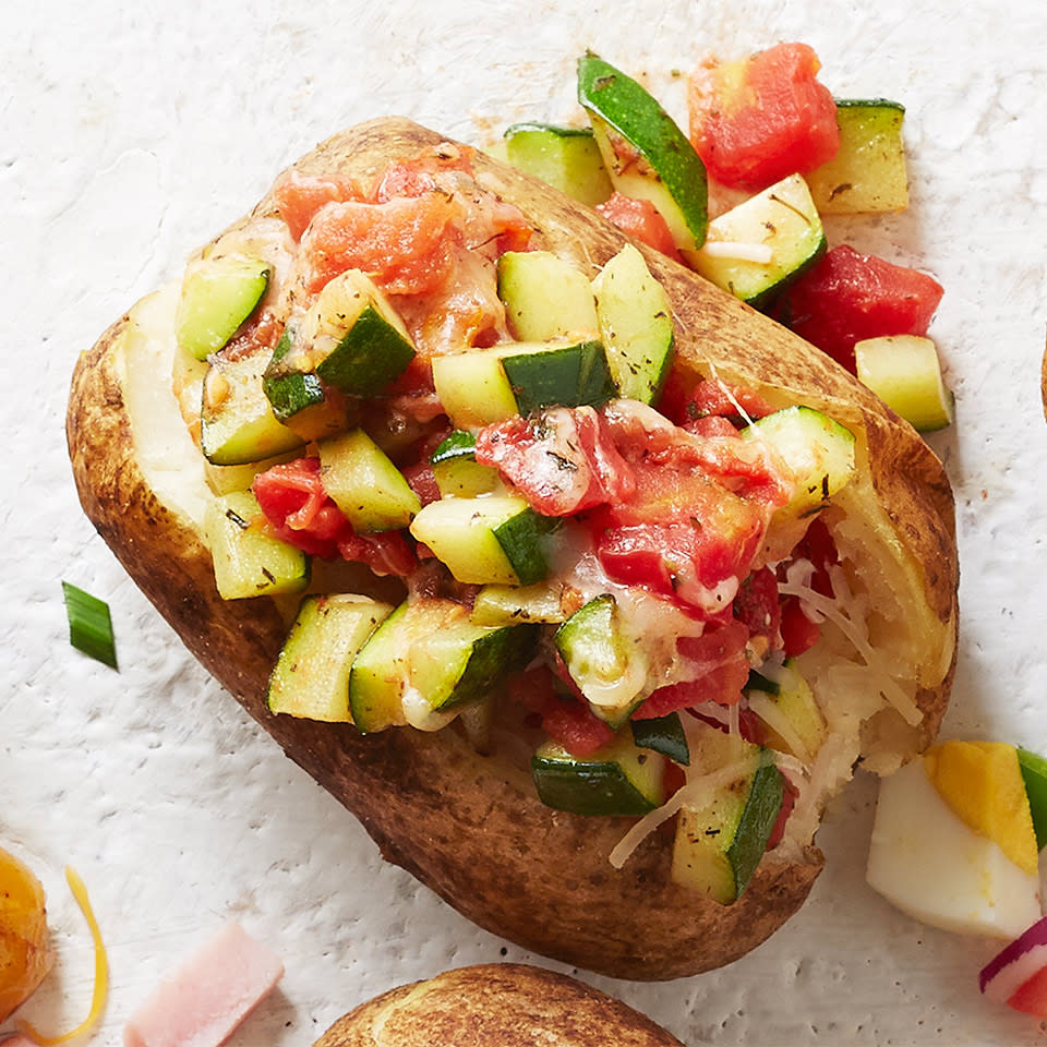 Italian Zucchini-Topped Baked Potato