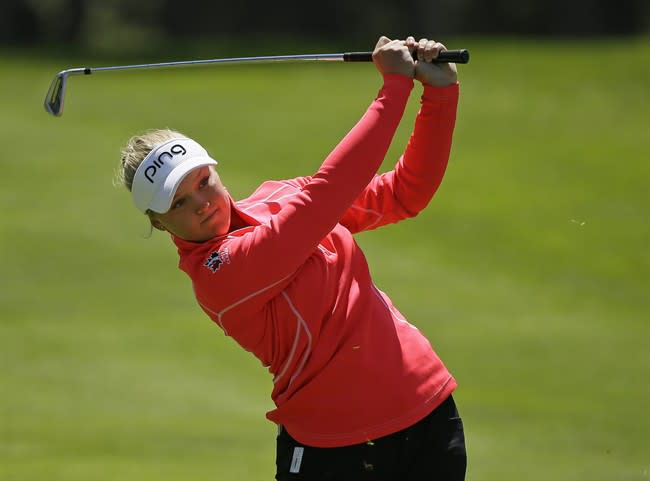 Brooke Henderson is in a position to win for the second week in a row. THE CANADIAN PRESS/AP/Eric Risberg