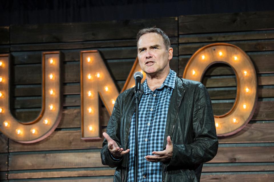 Norm Macdonald, pictured at an appearance in San Diego in 2017.