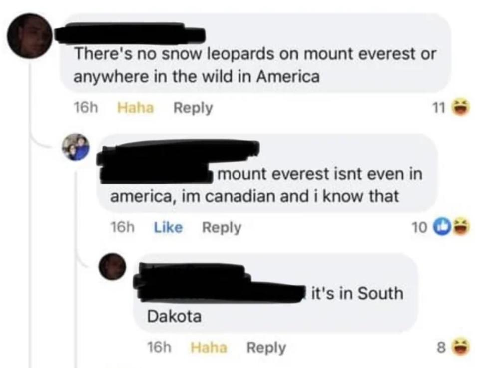 "it's in South Dakota"