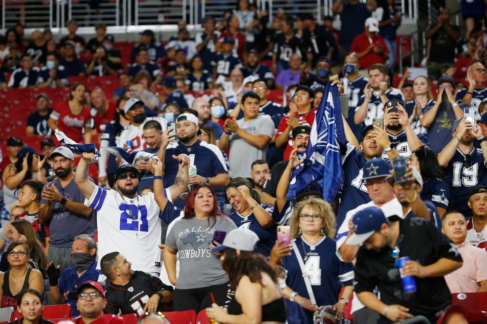 There could be a lot of Dallas Cowboys fans at the Arizona Cardinals' State Farm Stadium for their NFL Week 3 game.