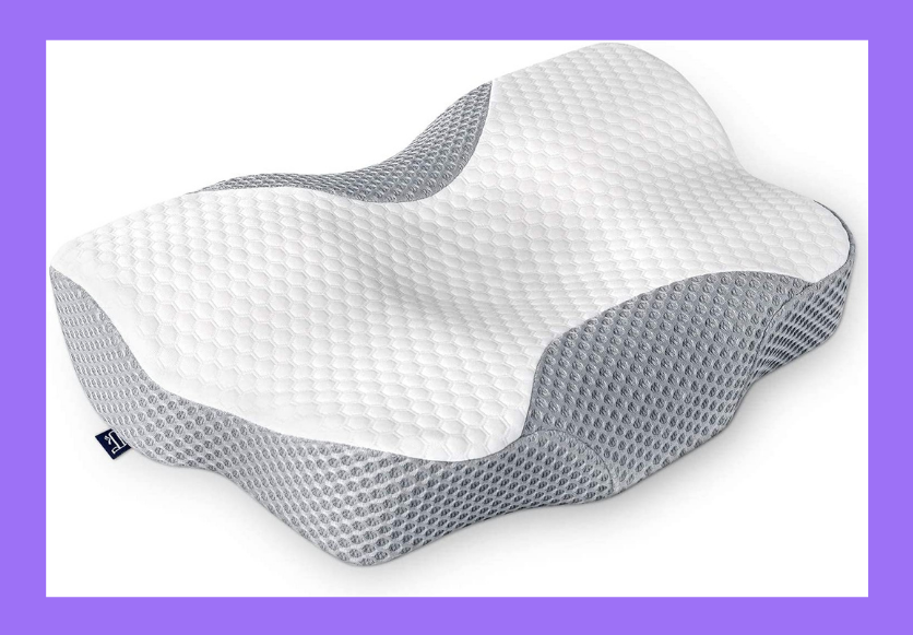 This top-rated pillow is here to help with your neck pain. (Photo: Amazon)