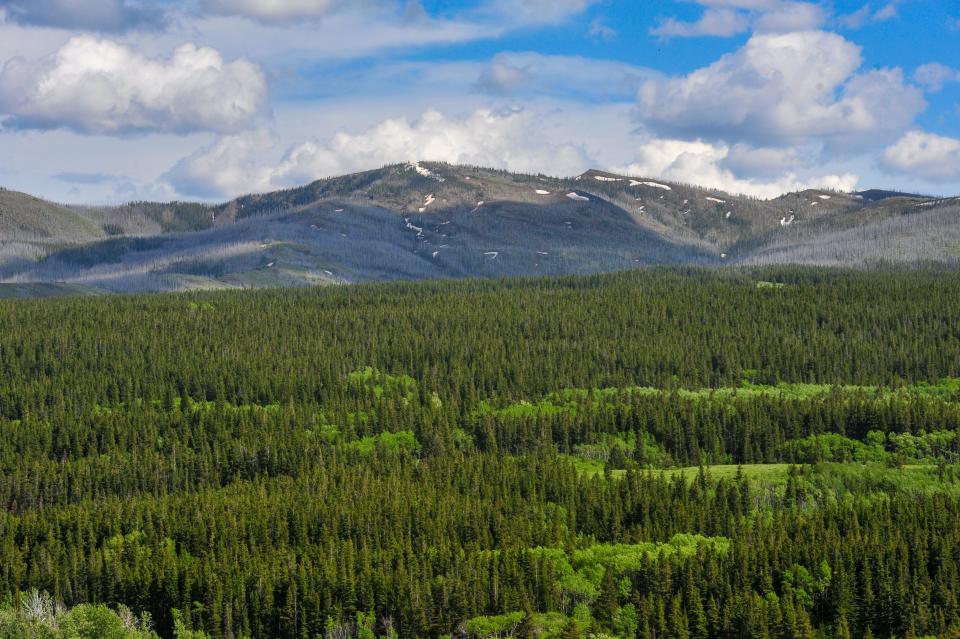 East Glacier is located on the Blackfeet Indian Reservation near the border of Helena-Lewis and Clark National Forest and Glacier National Park.