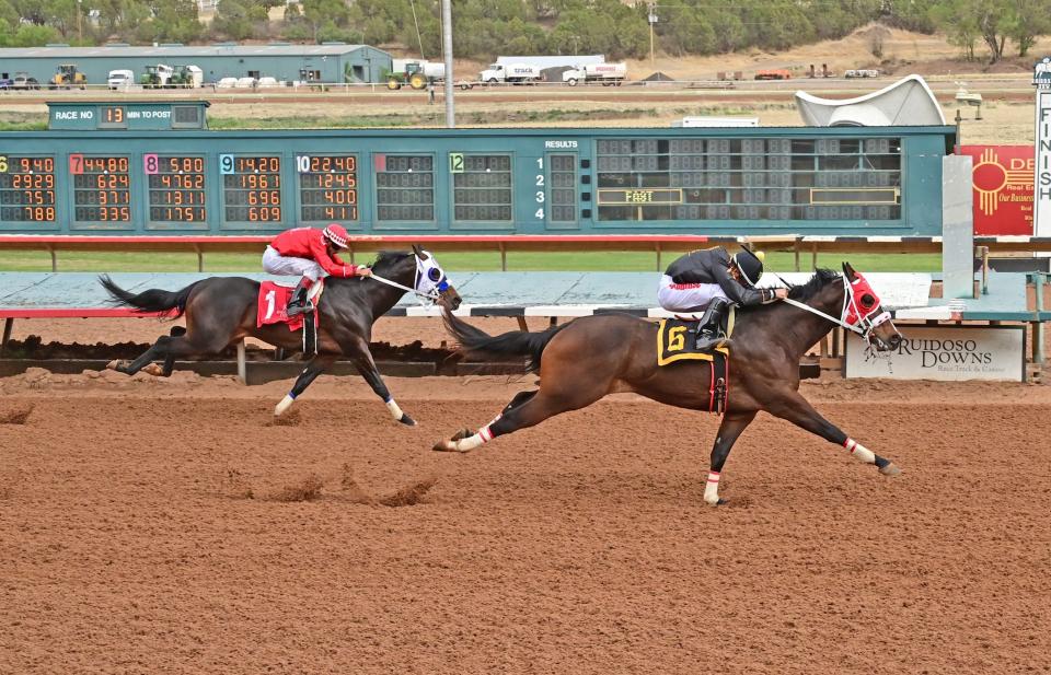 Otts Boy was the fastest qualifier for the Ruidoso Futurity on the second day of trials on Saturday at Ruidoso Downs Race Track and Casino.
