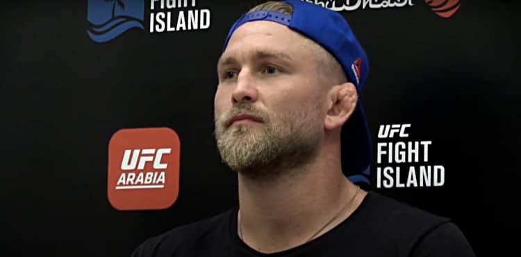 Alexander Gustafsson UFC on ESPN 14 media day on Fight Island