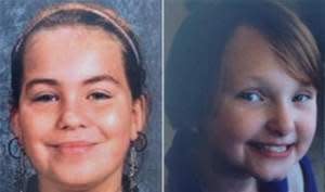 Lyric Cook-Morrissey (left), and Elizabeth Collins, both of Evansdale, disappeared during a July 13, 2012, bike ride in Black Hawk County.