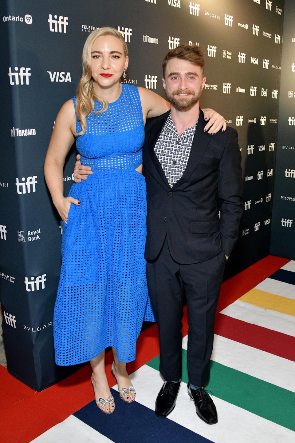 Erin Darke and Daniel Radcliffe attend the 