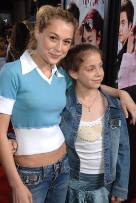 Alexa Vega and Makenzie Vega at the Los Angeles premiere of 20th Century Fox's Just My Luck